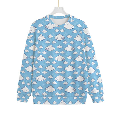 Unisex Drop-shoulder Knitted Fleece Sweater - view 1