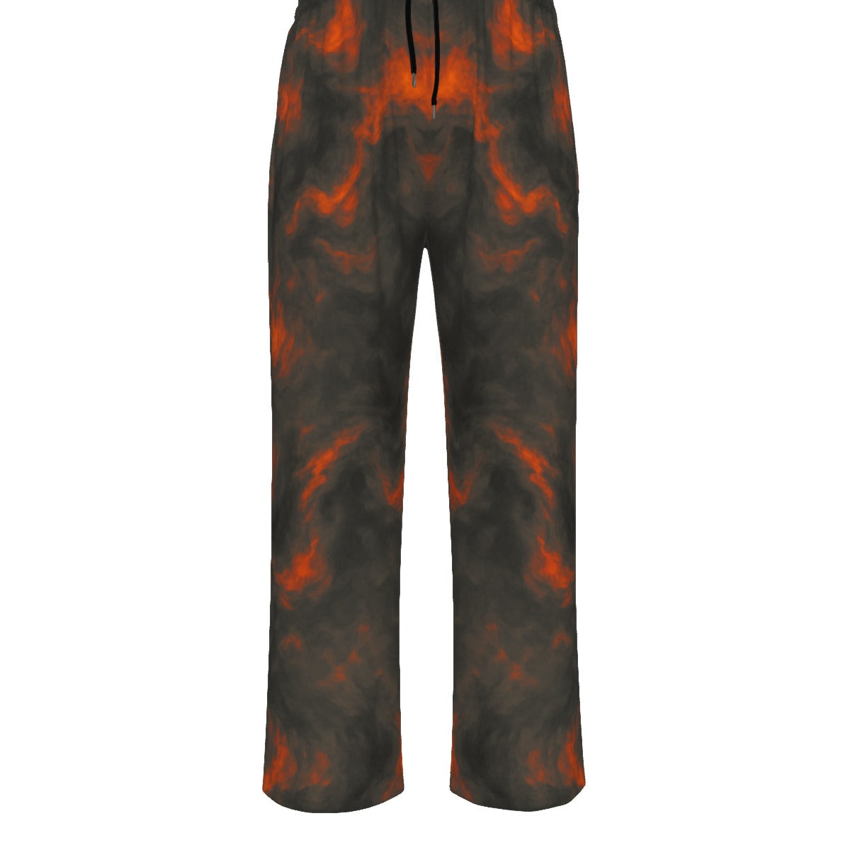 Unisex Knitted Fleece Wide Leg Pants