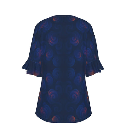 Women's T-shirt With Bell Sleeve