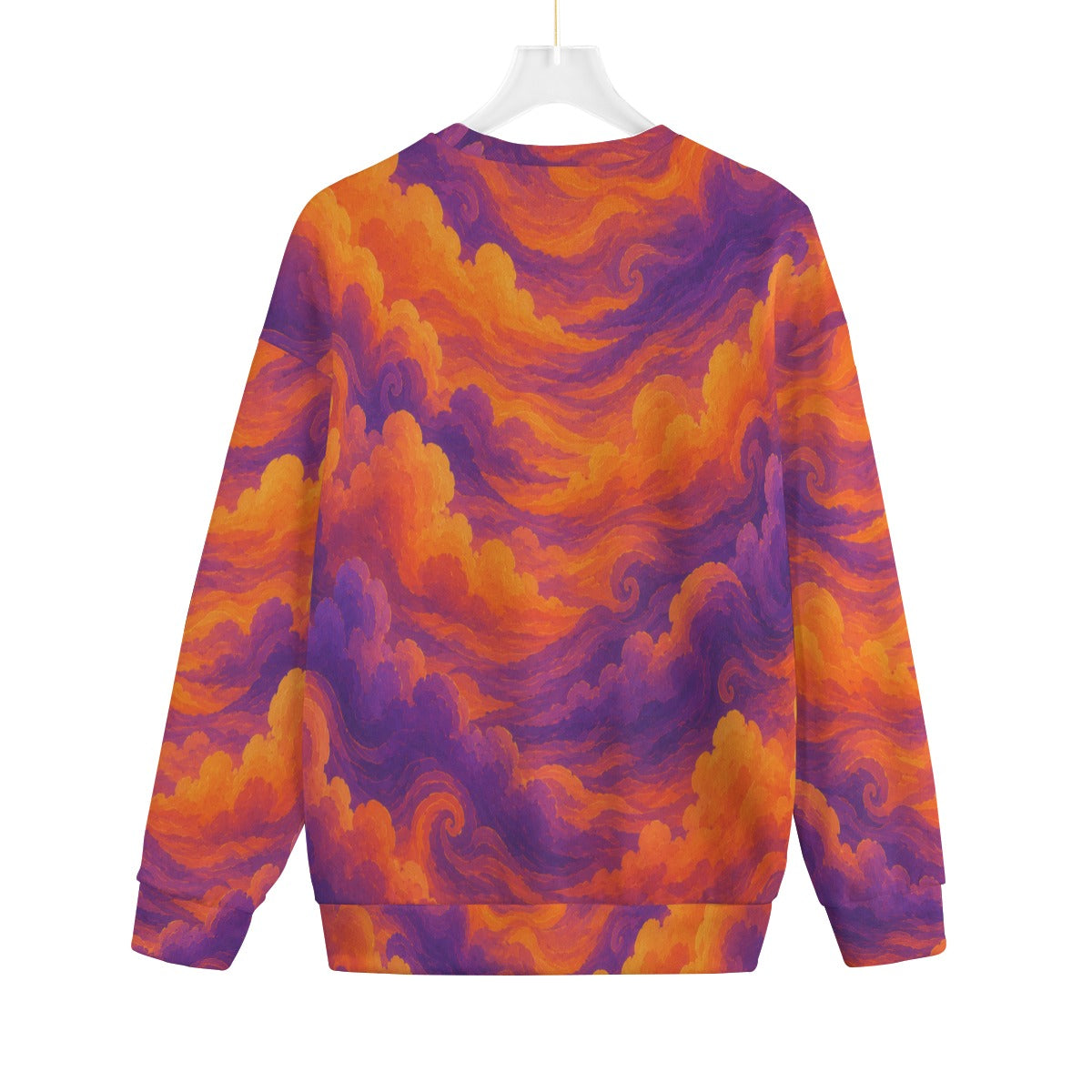 Unisex Drop-shoulder Knitted Fleece Sweater - view 2