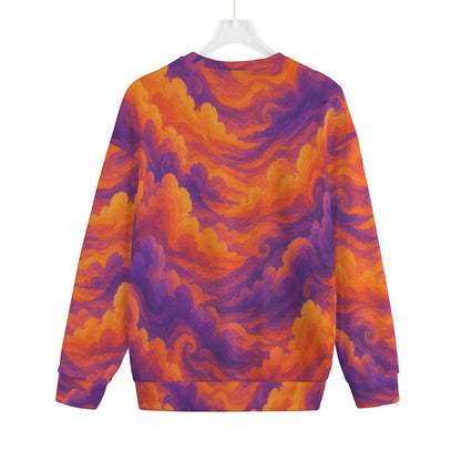 Unisex Drop-shoulder Knitted Fleece Sweater - view 2