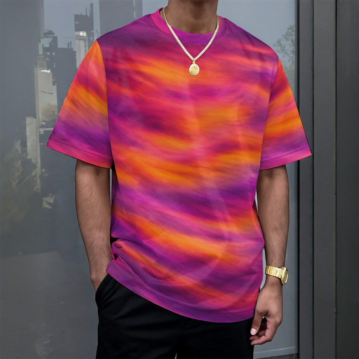 Unisex Drop-shoulder T-shirt|180GSM