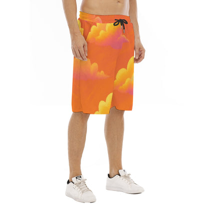 Men's Tether Loose Shorts With Pocket