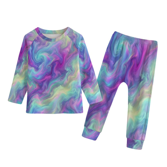 Kid's Knitted Fleece Set