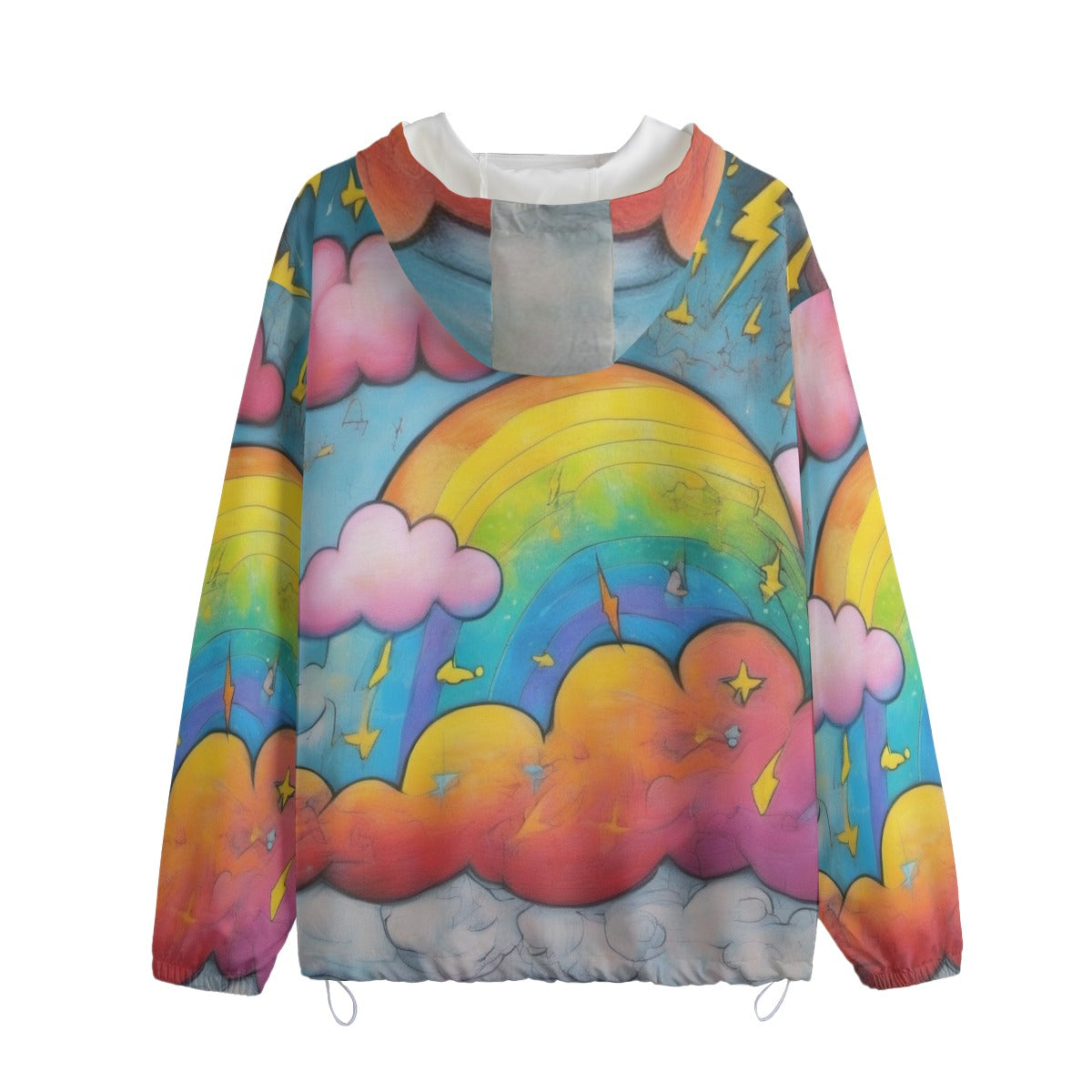 Unisex Pullover Jacket With Zipper Closure
