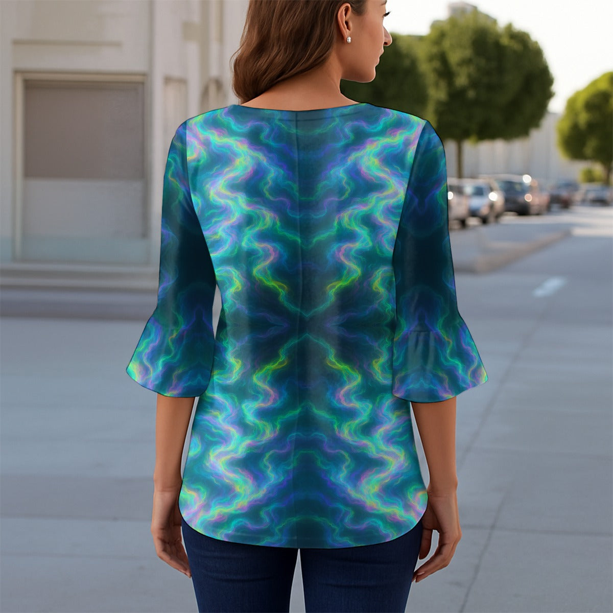 Women's T-shirt With 3/4 Sleeve