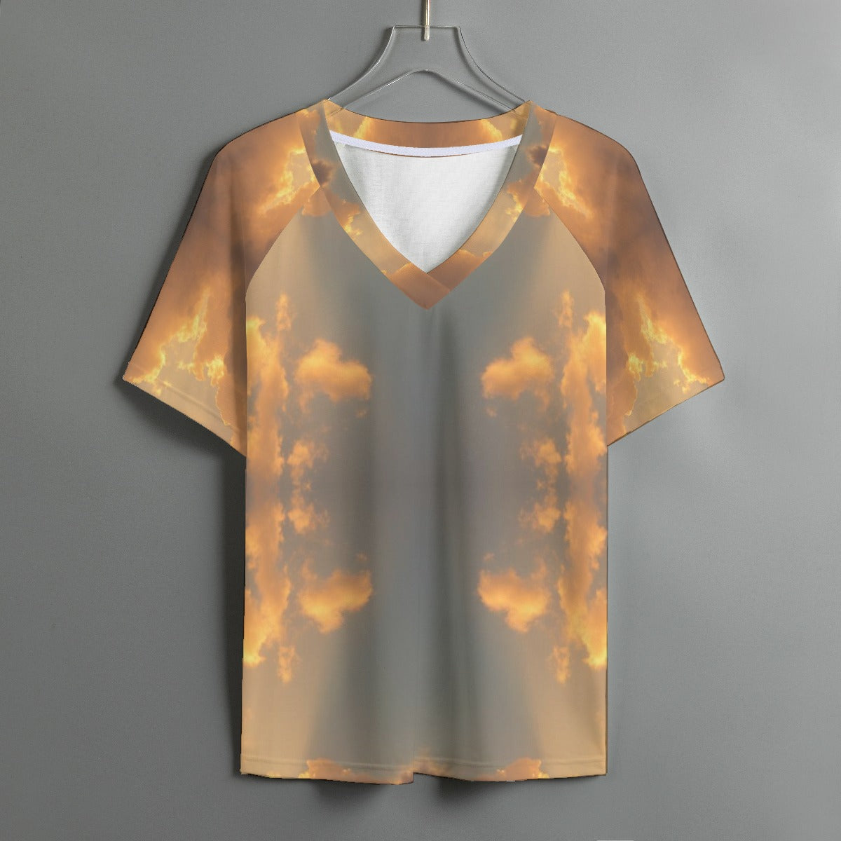 Women's V-neck T-shirt With Short Sleeve