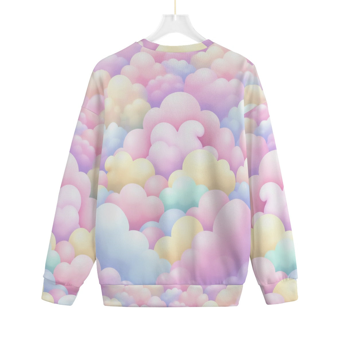 Unisex Drop-shoulder Knitted Fleece Sweater - view 2