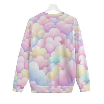 Unisex Drop-shoulder Knitted Fleece Sweater - view 2
