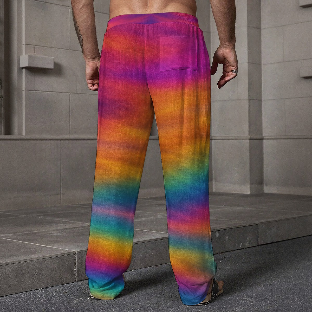 Men's Loose Casual Pants With Pocket