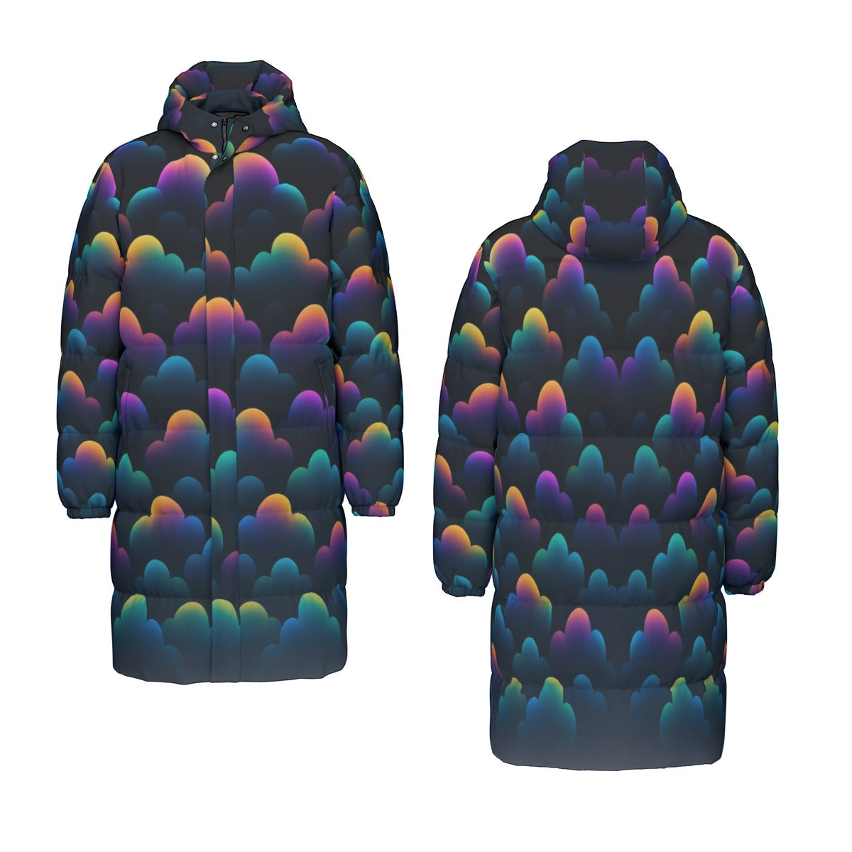 Unisex Long Down Jacket