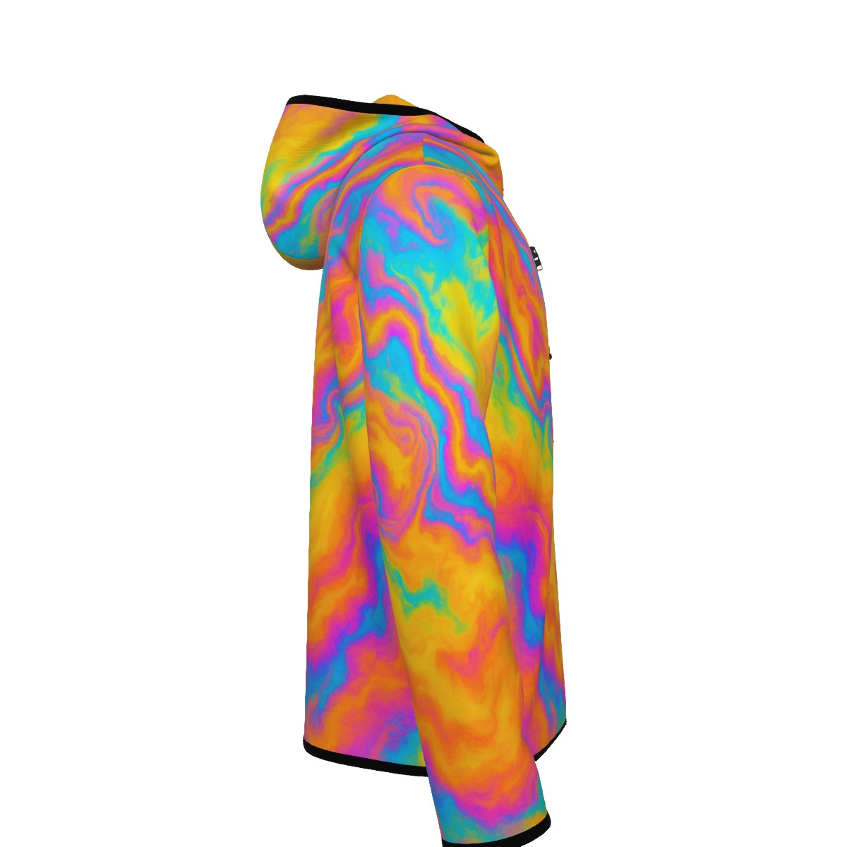 Men's Stylish Hoodie with Thumb Hole Design - view 3