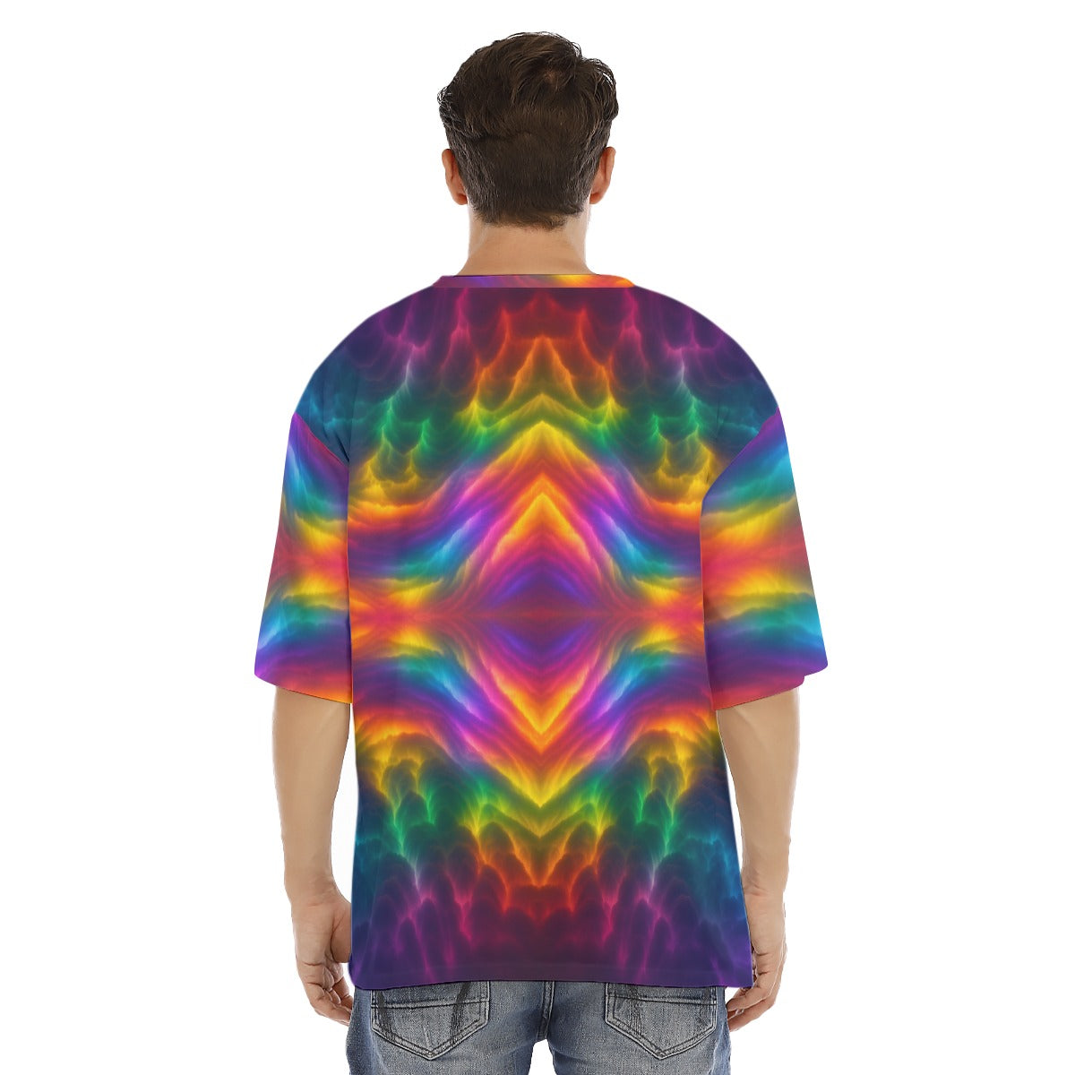 Men's Drop Shoulder T-shirt With Short Sleeve