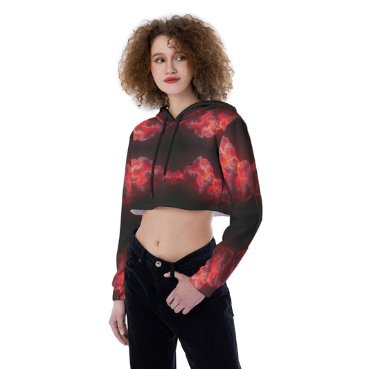 Women's Crop Top Hoodie