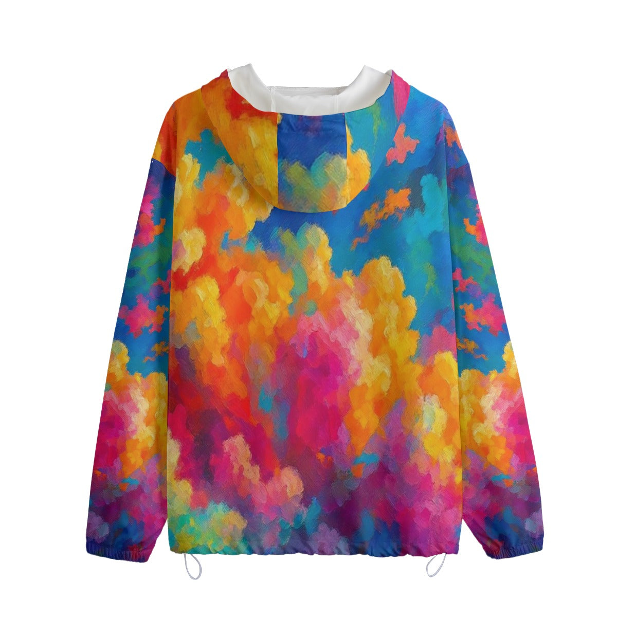 Unisex Pullover Jacket With Zipper Closure