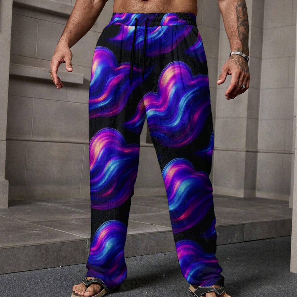 Men's Loose Casual Pants With Pocket