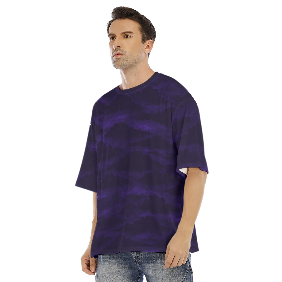 Men's Drop Shoulder T-shirt With Short Sleeve