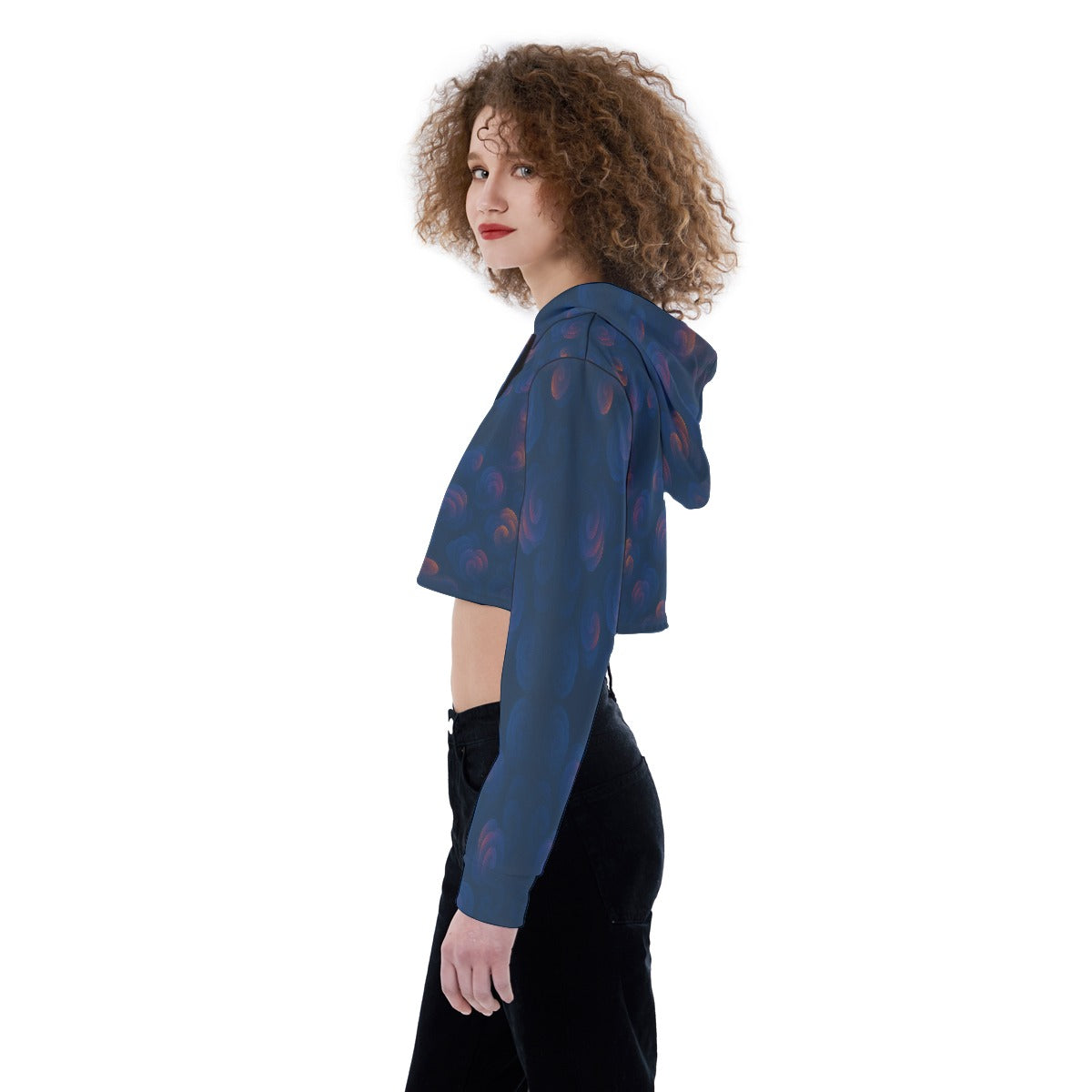 Women's Crop Top Hoodie