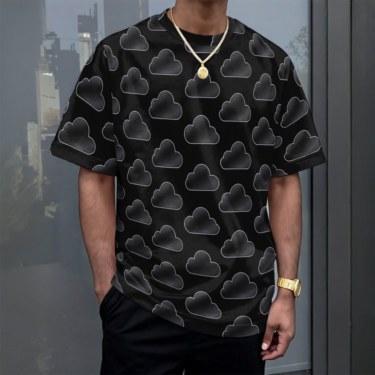 Unisex Drop-shoulder T-shirt|180GSM