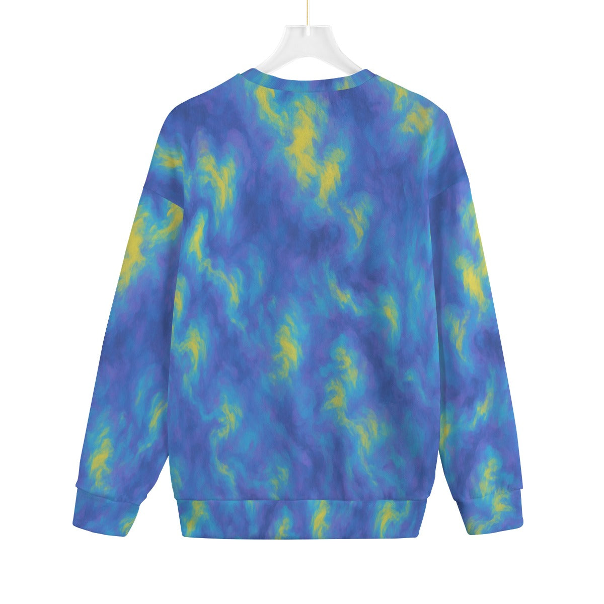 Unisex Drop-shoulder Knitted Fleece Sweater - view 2