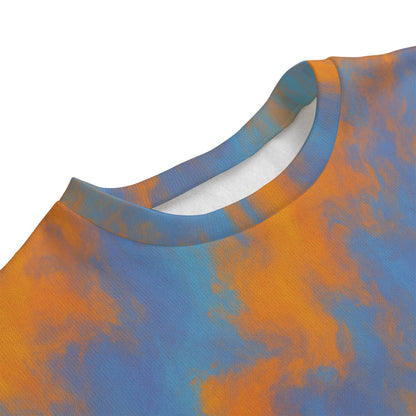 Unisex Drop-shoulder Knitted Fleece Sweater - view 3