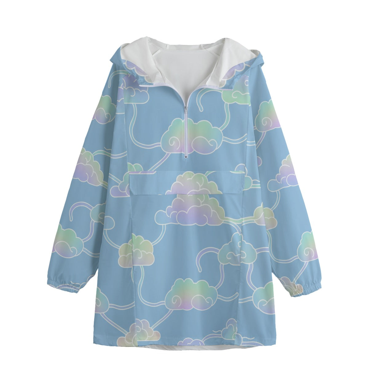 Unisex Windbreaker Long Jacket