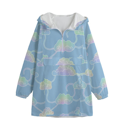 Unisex Windbreaker Long Jacket