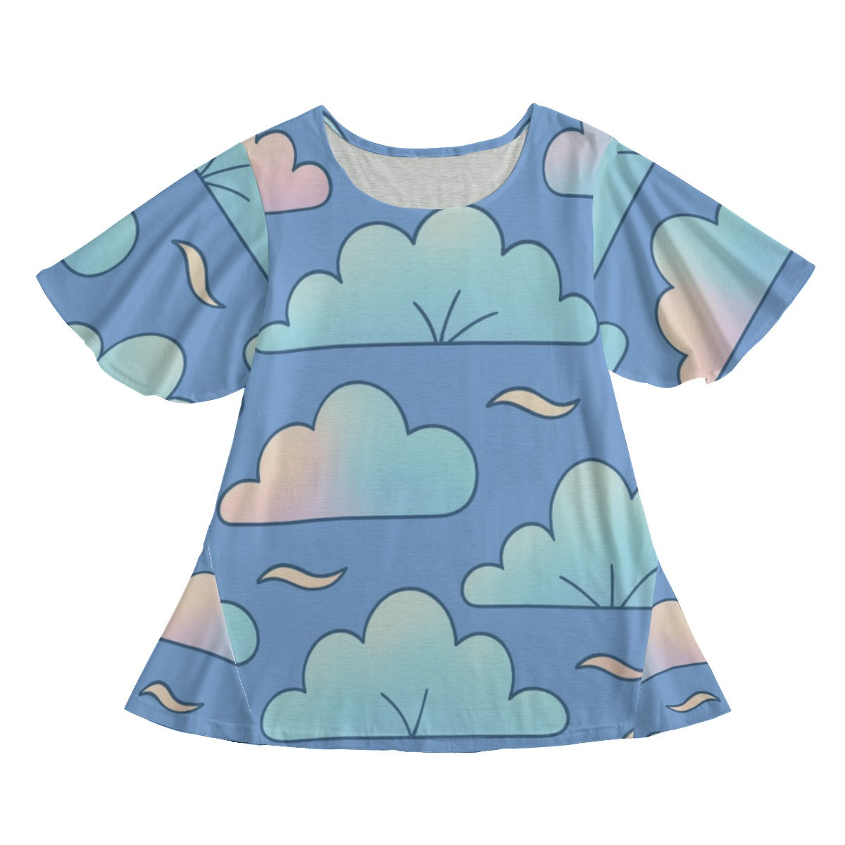 Women's Round Neck T-shirt With Short Sleeve