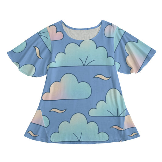 Women's Round Neck T-shirt With Short Sleeve