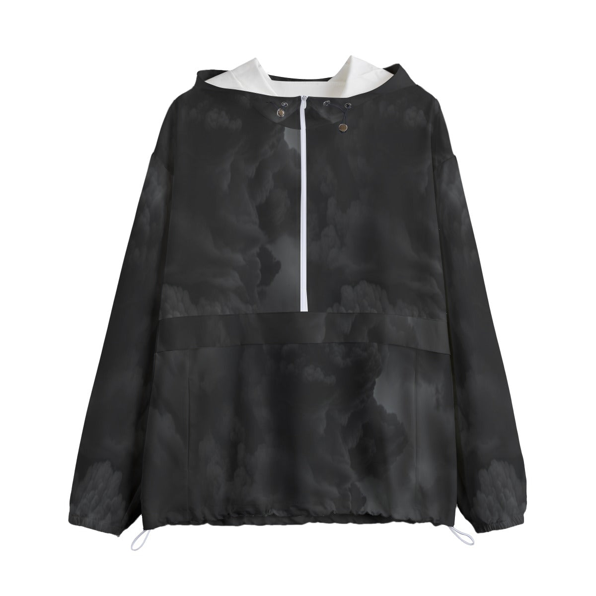 Unisex Pullover Jacket With Zipper Closure