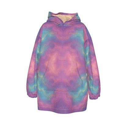 Unisex Kid's Sherpa Fleece Hoodie Blanket