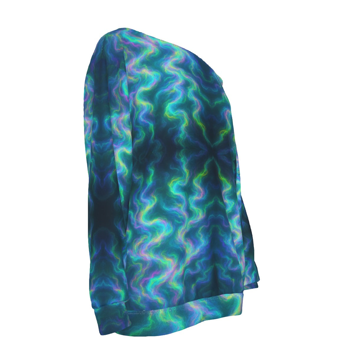 Women's Off-Shoulder Sweatshirt