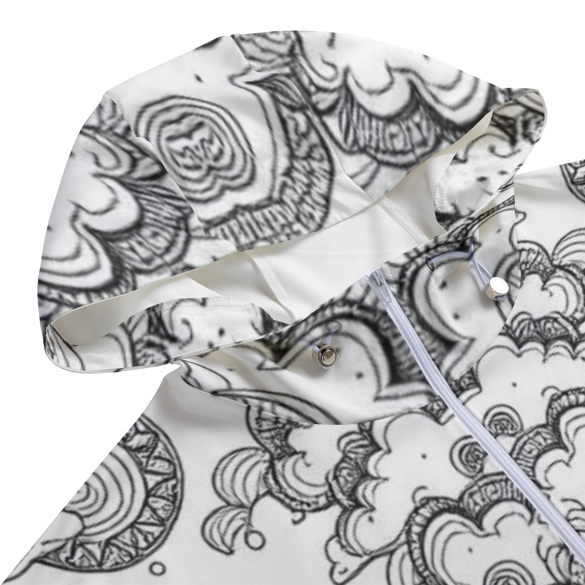 Unisex Pullover Jacket With Zipper Closure