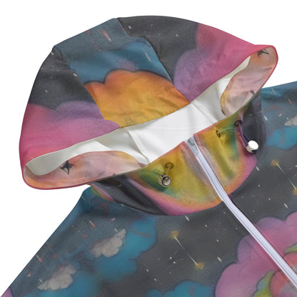Unisex Pullover Jacket With Zipper Closure