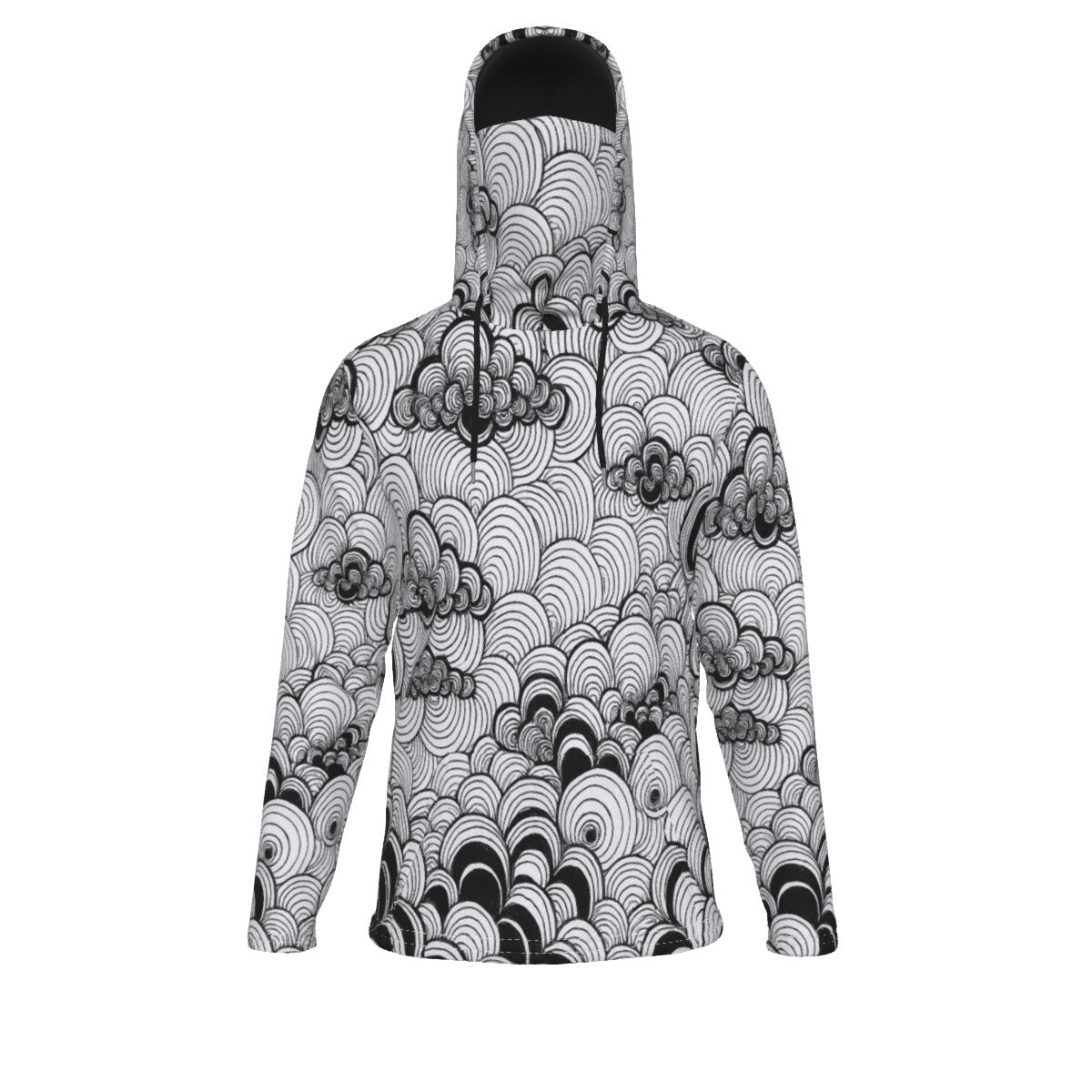 Men's Pullover Hoodie With Mask - view 1