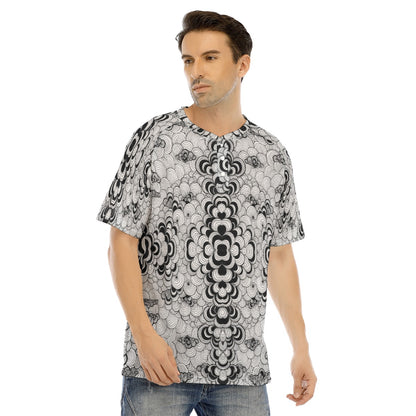 Men's Raglan Sleeve T-shirt With Button Closure