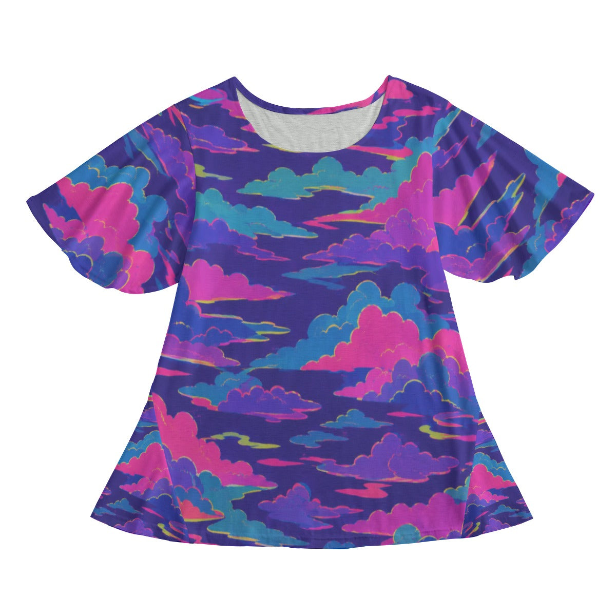 Women's Round Neck T-shirt With Short Sleeve