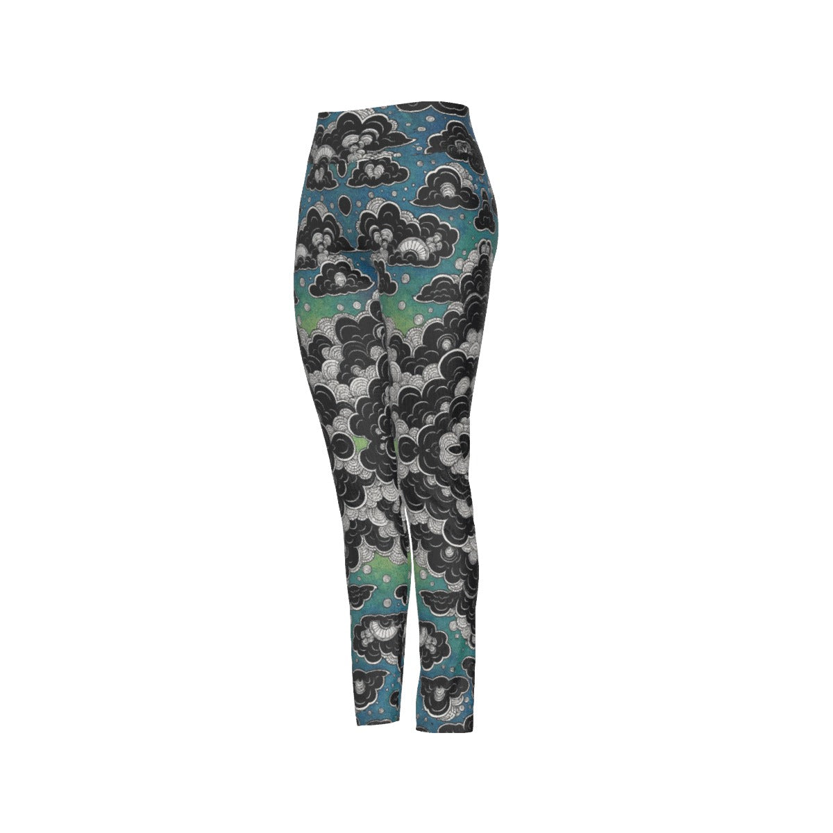 Women's High Waist Leggings | Side Stitch Closure