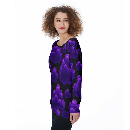Women's Off-Shoulder Sweatshirt