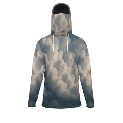 Men's Pullover Hoodie With Mask - view 1