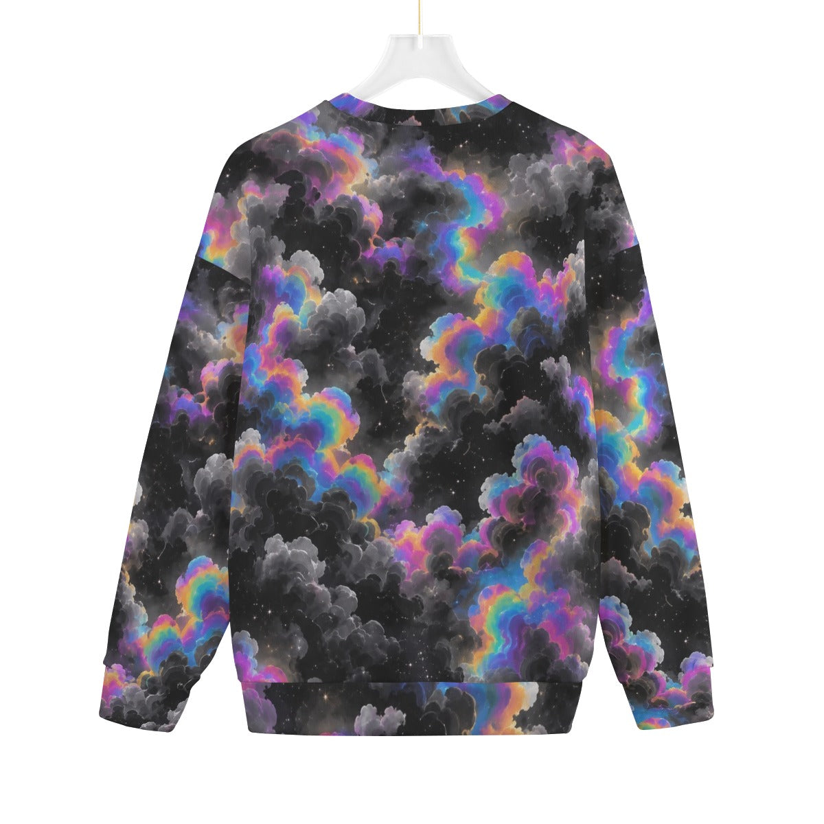 Unisex Drop-shoulder Knitted Fleece Sweater - view 2