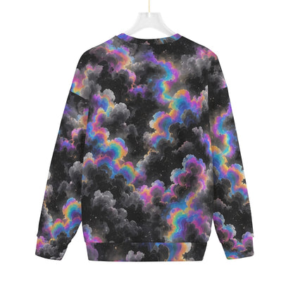 Unisex Drop-shoulder Knitted Fleece Sweater - view 2