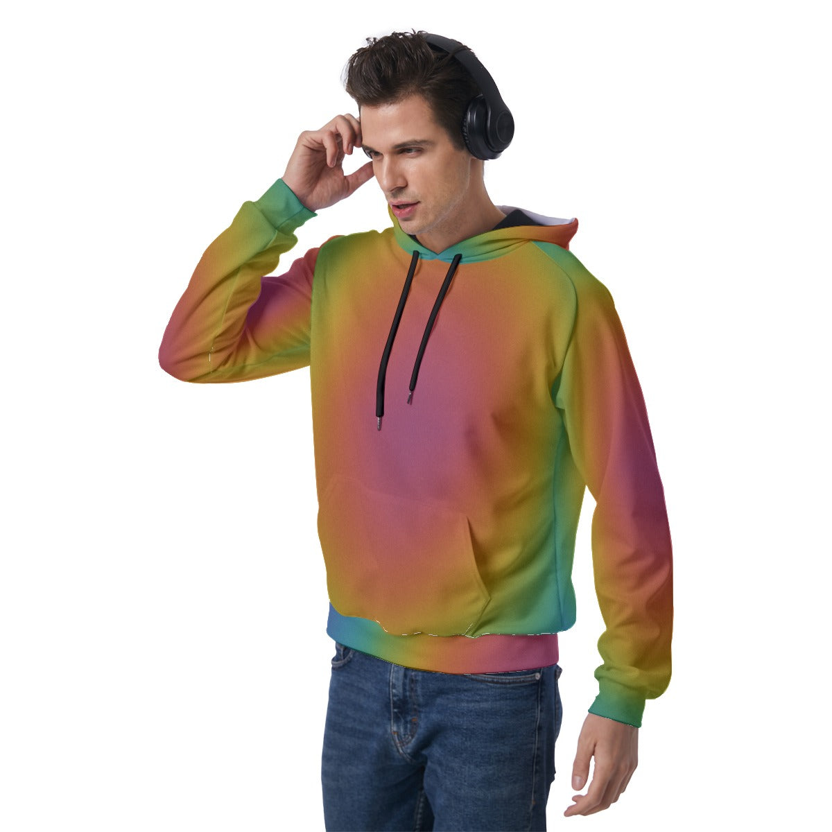 Men's Raglan Pullover Hoodie