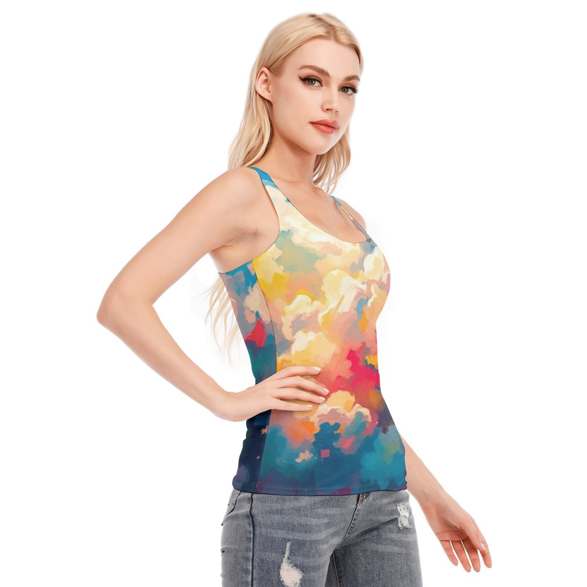 Women's Racer Vest | 190GSM Cotton