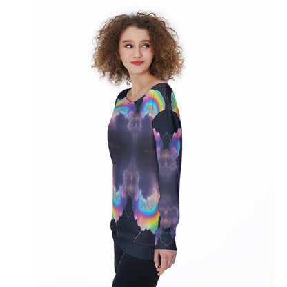 Women's Off-Shoulder Sweatshirt