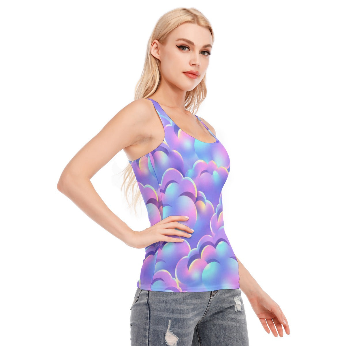 Women's Racer Vest | 190GSM Cotton