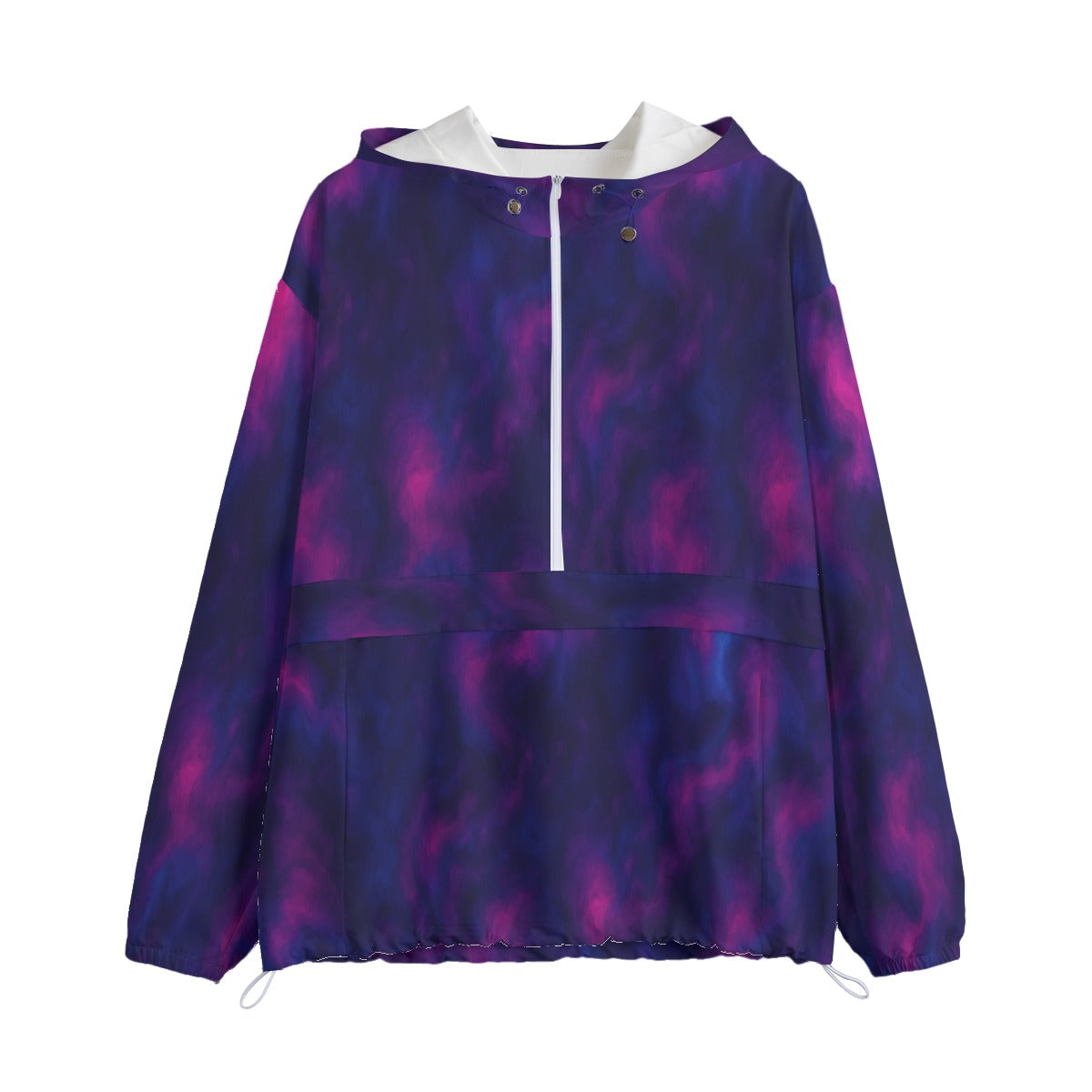 Unisex Pullover Jacket With Zipper Closure