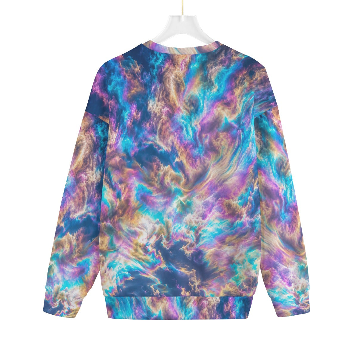 Unisex Drop-shoulder Knitted Fleece Sweater - view 2