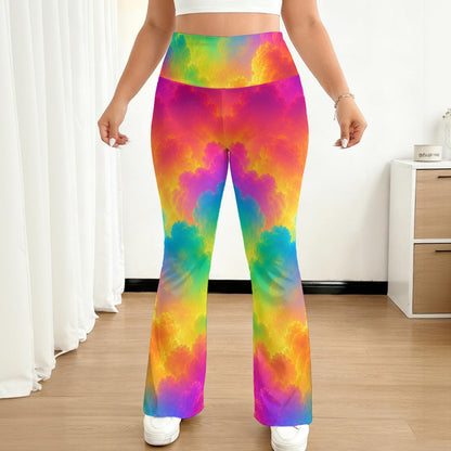 All-over print Women's Flare Yoga Pants