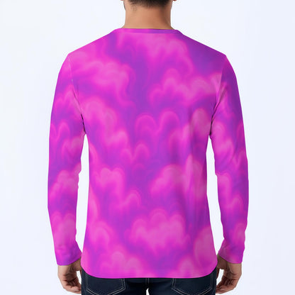 Men's Classic Long-Sleeve Henley Shirt